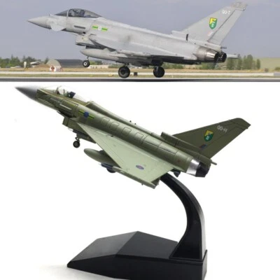 1:100 Diecast Military Model RAF EF-2000 Eurofighter Typhoon Fighter Aircraft - Image 1 of 4