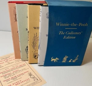 Complete Set Winnie-the-Pooh First Edition Facsimiles~ A.A.Milne w/ Dust Jackets - Picture 1 of 11