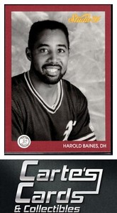 Harold Baines 1991 Donruss Leaf Studio Previews #8  Oakland Athletics HOF