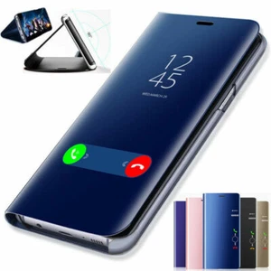 For Samsung A21S A13 A52 A56 A05S A55 Smart Mirror Leather Flip Stand Case Cover - Picture 1 of 24