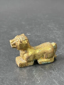 China gilding bronze tiger Figure tally 虎形符节 tiger shaped symbol - Picture 1 of 8