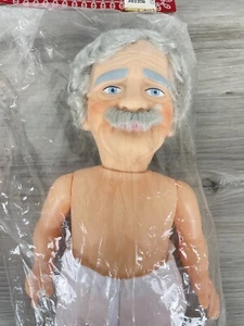 Vintage Neu! Fast nackte Albert Einstein Puppe Billie Paprika Kunststoff 14 Zoll Grampa - Bild 1 von 7