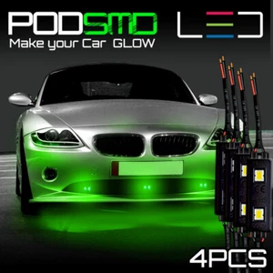 Rock Neon Lights Underbody Green LED Under Car Glow Accent Kit for Honda Civic - Picture 1 of 6