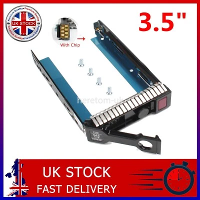 For HP 651314-001 Gen8 Drive Caddy 3.5" HDD Tray ProLiant DL380p DL360p DL385 G9 - Image 1 of 4