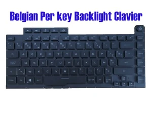 AZERTY Belgian Per key Backlight Clavier for Asus G531G G531GT G531GV G531GW - Picture 1 of 2