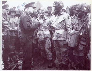 Ed Joint DEC WWII Band of Brothers 101st AB 506 PIR Signed 8.5x11 Photo E28308 - Picture 1 of 2