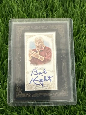 Bobby Bob Knight 2012 Topps Allen & Ginter Autograph Framed Mini Auto - Image 1 of 2