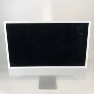 iMac 24 2021 3.2 GHz M1 8-Core CPU 8-Core GPU 16GB RAM 1TB SSD Silver Excellent - Afbeelding 1 van 7