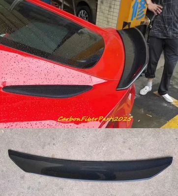Alerón trasero de fibra de carbono real estilo DM para Ferrari F12 Berlinetta Foto 1 de 4