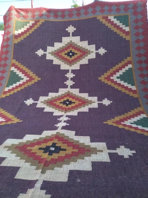 Handmade Kilim Rug, Outdoor Rug/Indoor Rug Flatweave Rug, Bohemian Rug, Custom - Image 1 of 4