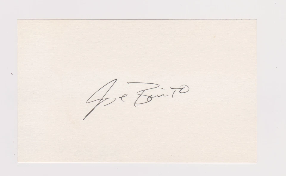 Jorge Brito - Signed 3x5 - Debut 1995 - Rockies - Image 1 of 1