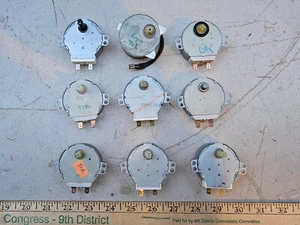23MM57 ASSORTED 2" MOTORS (APPLIANCES) 120VAC: 6RPM/D-SHAFT/3WATT, 6/12T/3, GC - Picture 1 of 6