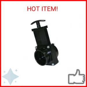 Valterra 7201 ABS Gate Valve, Black, 2" Slip - Picture 1 of 1