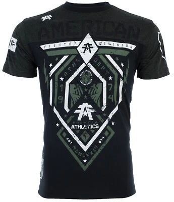 Camiseta para hombre American Fighter FAIRBANKS atlética motociclista negra MMA S-3XL Foto 1 de 4
