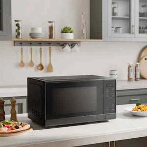 Mainstays 1.1 Cu Ft Microwave Oven, Black, New - Picture 1 of 1