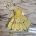 Vintage Barbie Francie "Fresh As A Daisy" #1254 Yellow Dress Hat 1 Shoe Exc/Nm