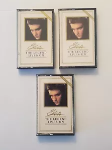 Elvis Presley The Legend Lives On 1986 Reader’s Digest Cassette Tapes Set Of 3 - Picture 1 of 12