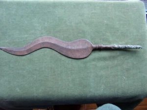 Bali spearhead-tombac-not kris-Balinese war 1850-1890 (#1) - Picture 1 of 19
