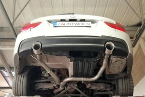 BMW 325D E90/E91/E92/E93 Doppelausgang 335 Stil Endtopf hinten löschen - 4" Spitzen - Bild 1 von 8