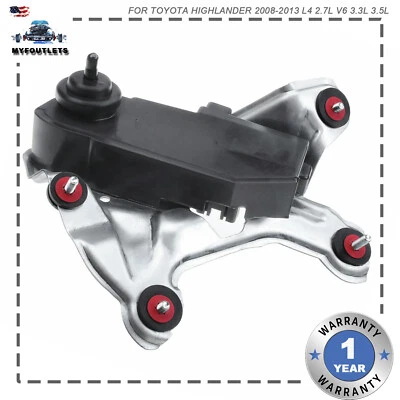 1X Rear Windshield Wiper Motor for Toyota Highlander 2008-2013 851300E050 - Image 1 of 4