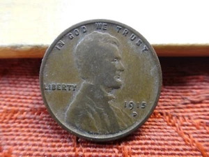 1915-D United States Lincoln Wheat Penny Cent 1c Lot A - No Reserve - Picture 1 of 2