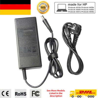 90W AC Adapter Ladegerät für HP ProBook EliteBook Serie 19V 4.74A +Kabel 7.4*5.0 - Bild 1 von 4