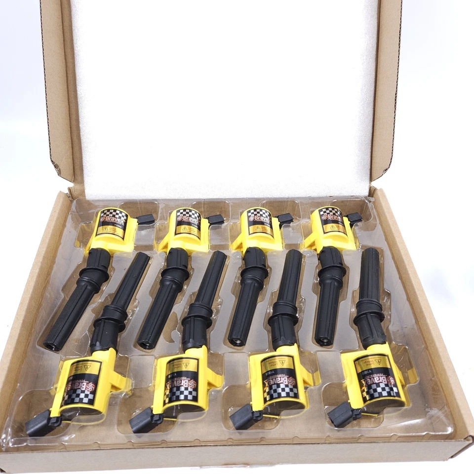 Bravex TYK-Y1008-8H-BX Straight Boot Ignition Coils For Mercury 4.6L 5.4L 8 Pk. - Imagem 1 de 3