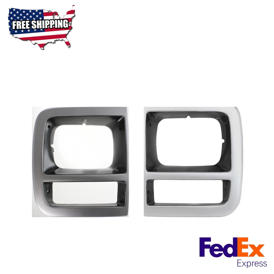 Headlight Door Kit Fits 1992-1996 GMC G3500 G2500 G1500 Chevrolet G30 G20 G10 - Image 1 of 4