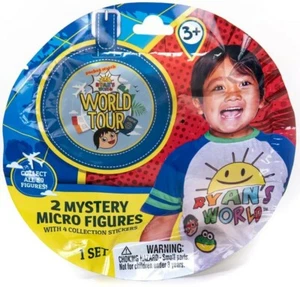 RYAN'S WORLD Tour Mystery Micro Figures with Stickers Surprise Bag - Picture 1 of 2