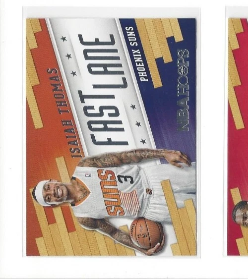 2014-15 Panini NBA Hoops Basketball Fast Lane Insert #13 Isaiah Thomas - Suns - Image 1 of 1