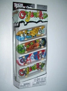 JUEGO DE 4 PATINETAS ORGANIKA 96 mm DEDO 2011 SPINMASTER NUEVO - Imagen 1 de 2