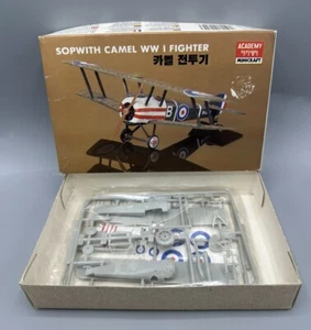 Academy Minicraft Sopwith Camel WW1 Fighter 1/72 #1624 Open Box COMPLETE KIT - Picture 1 of 6