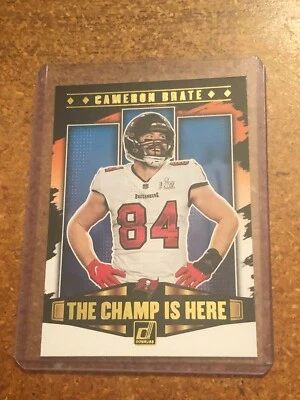 2021 Panini Donruss Football The Champ Is Here # CIH-7 Cameron Brate - Image 1 of 2