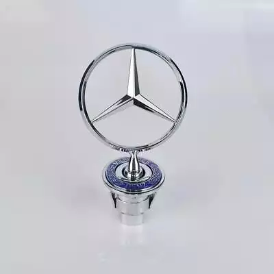 Front Hood Standing Star Emblem Fit For Mercedes-Benz C230 C280 CLK320 E300 S500 - Image 1 of 4