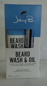 Johnny B Beard Wash & Oil Kit - Beard Wash 3.3 oz & 1 oz Beard Oil  - Picture 1 of 3
