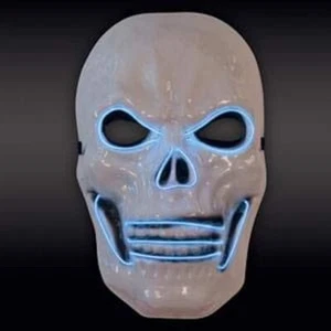 Loftus Adult Light-Up Skull Skeleton Scary Casper Night Mask Halloween Costume - Picture 1 of 1