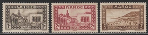 French Morocco 1933-34 SC# 124 - 126 - Three different stamps - M-H Lot # 25 - Picture 1 of 2
