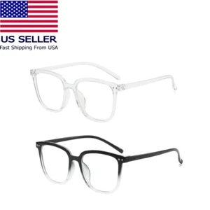 Juego de 2 gafas de lectura cuadradas con bloqueo de luz azul para mujer Strenght +1,00 nuevas - Imagen 1 de 6