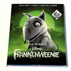 Frankenweenie (Blu-ray + DVD + Digital Code, 2022) Disney Movie Club BRAND NEW - Picture 1 of 6