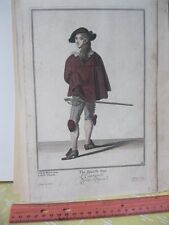 Vintage Print,SPANISH DOU,#62,1733,H.Overton,Costume