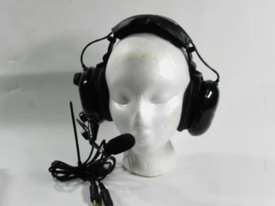 Excelentes Auriculares de Aviación Soft Comm Caballero Negro Aviación General C-50 Foto 1 de 4