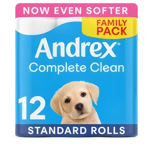 Andrex Complete Clean 12 Rolls - Picture 1 of 3