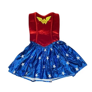 Sexy Disfraz Mujer Maravilla Vestido Liga de la Justicia DC Superhéroe Talla Grande Rubí’s - Imagen 1 de 5