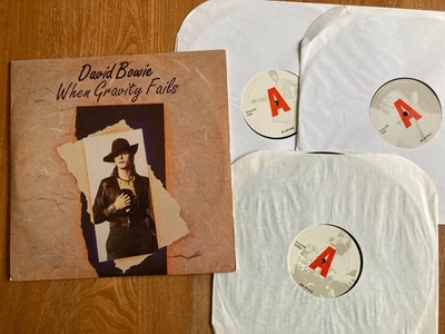 NM to EX DAVID BOWIE 3lp When Gravity Fails LIVE & RADIO COMPILATION 1990 - Image 1 of 4
