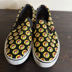 Buc-ee’s Bucees Slip On Canvas Shoes US Size M12. Beaver Logo - Imagen 1 de 16