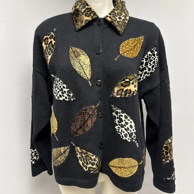 Opções de design suéter Philip Jane Gordon animal estampa de leopardo GG - Imagem 1 de 4