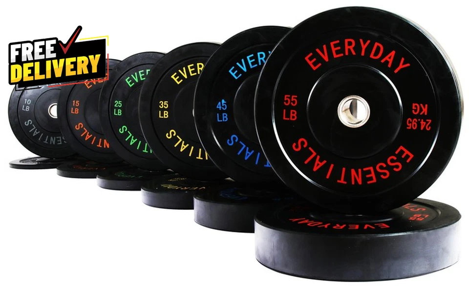 Пластина бампера со стальной ступицей комплект 370 фунтов черная - Изображение 1 из 4