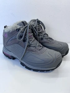 Columbia Scarponi da Escursionismo Scarpe Donna Taglia 10 Grigio Impermeabili Omni-heat 100 - Foto 1 di 9