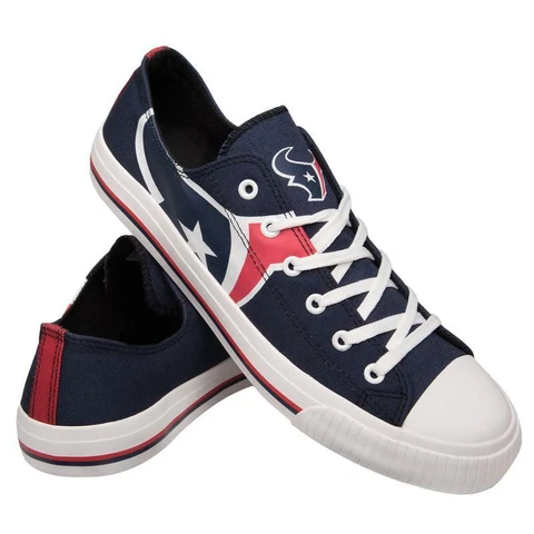 HOUSTON TEXANS NFL Licensed Football Mens Game Fan Shoes Size New Fun Size 9 Cover