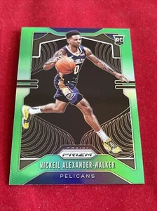 2019-20 Panini Prizm Nickeil Alexander Walker RC Green Holo Prizm #263 Pelicans - Picture 1 of 6